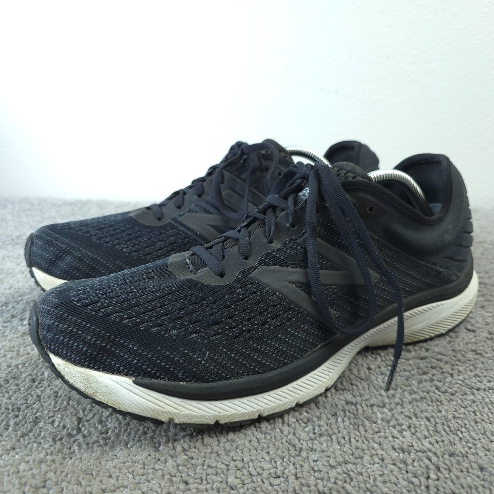 New Balance 860 V10 Mens Size 12 Running Shoes M860G10 Black Sneakers Low Top